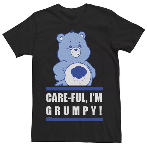 Men's Care Bears Care-Ful, I'm Grumpy! Grumpy Bear Tee