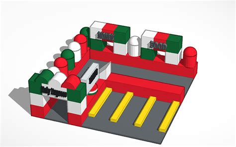 3D design Italian Resturant - Tinkercad