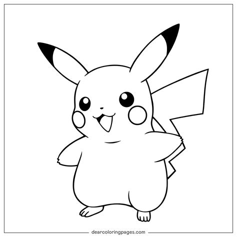Pikachu Coloring Pages - 41 Free Printable Coloring Pages