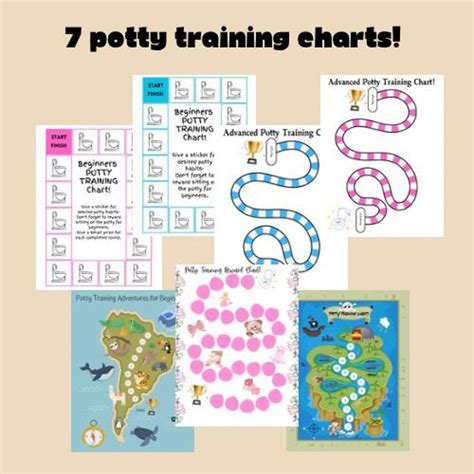 7 Potty Training Reward Charts for Boys and Girls- Beginner and ...