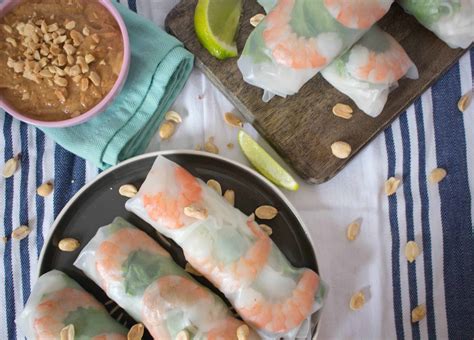 Vietnamese Rice Paper Shrimp Rolls - Carmy - Easy Healthy-ish Recipes