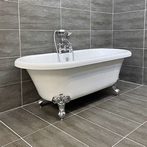 Traditional Roll Top Freestanding Bath - Tecaz