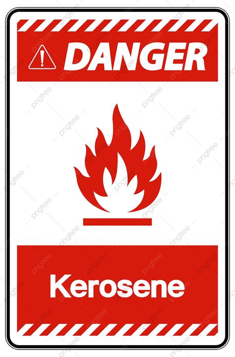 Danger Signs Vector Art PNG, Danger Kerosene Symbol Sign On White Background, Ban, Ethanol, Can ...