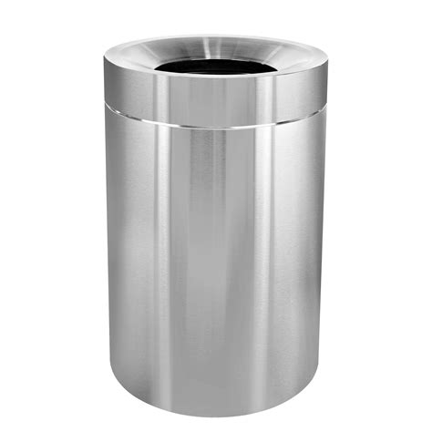 50 Gal. Stainless Steel Commercial Indoor Trash Can Trash Cans at Lowes.com