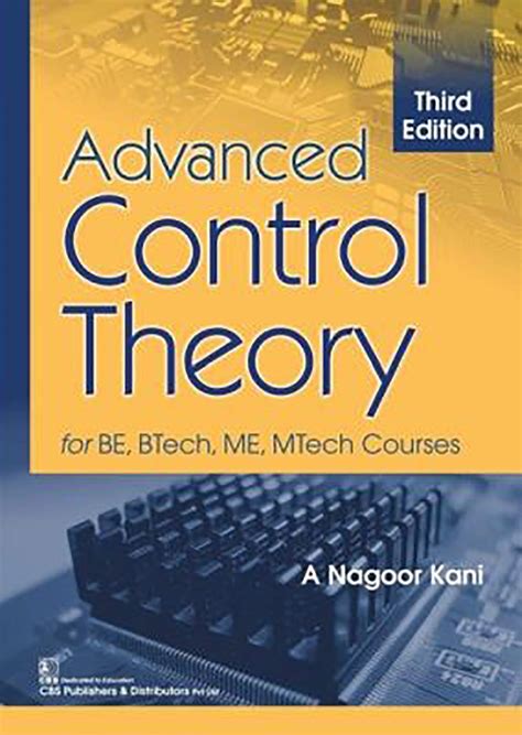 ADVANCED CONTROL THEORY 3ED (PB 2020) : KANI A N: Amazon.in: Books