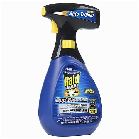 Raid MAX Bug Barrier 30oz Trigger - Long-Lasting Protection