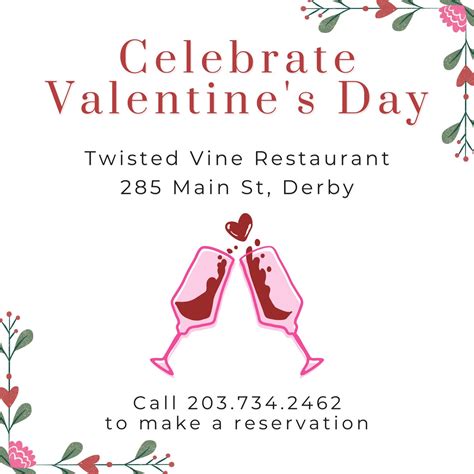 Feb 14 | Celebrate Valentine's Day at The Twisted Vine Restaurant ...
