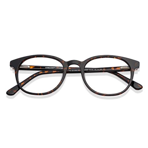 Buy Brown Tortoise Full Rim Round Vincent Chase HD Acetate VC E11262-M ...