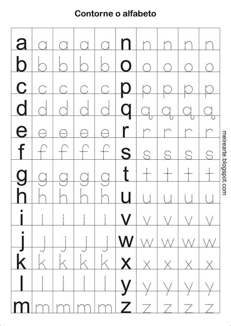 Alphabet Letter Recognition Assessment Template Download