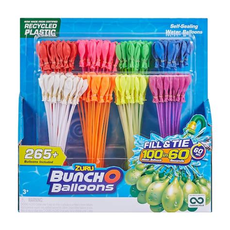 ZURU BUNCH O BALLOONS 8-Pack Bunch O Balloons Multi Water Balloon 56326 ...