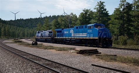 Norfolk Southern Heritage Unit #8098 in Conrail Livery ***Now Version 2 ...