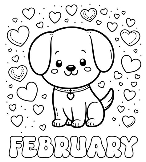 February Coloring Pages by freecdr on DeviantArt
