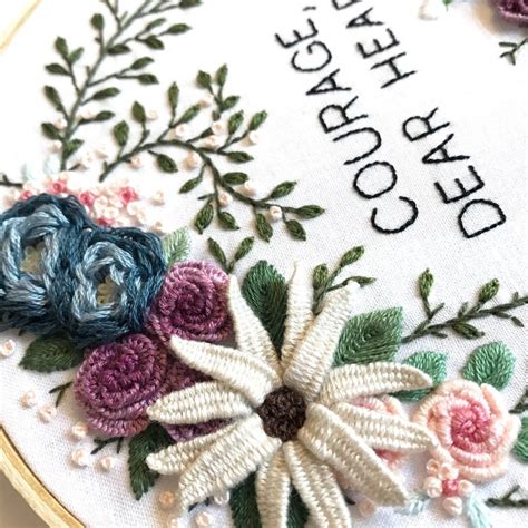 Buy Hand Embroidery Pattern PDF Floral Embroidery Design Flower Online ...