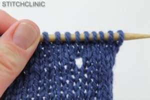 Image result for Knitting Pattern Using Yo Stitch