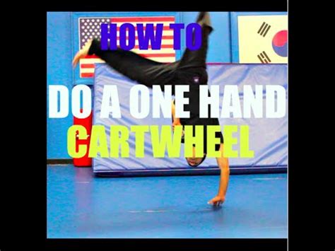 Image result for One-Handed Cartwheel Tutorial