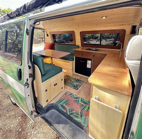 DIY Camper Van Conversion with Wood Paneling