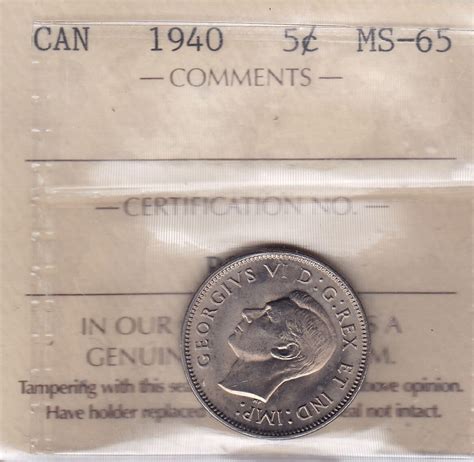 1940 Five Cents
