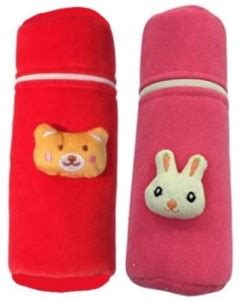 Kidsify New Born Baby Soft Velvet Milk Feeding Bottle Zip Cover with ...