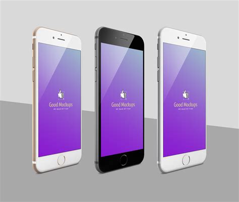 Free Apple iPhone 6 & 6S Mockup PSD Files - Good Mockups