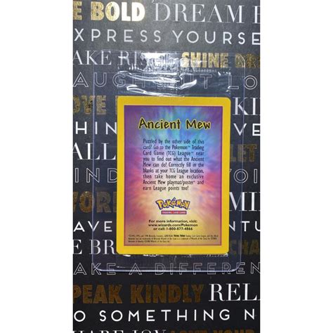 Ancient mew pokemon card sealed, unlimited, LOCAL | Shopee Singapore