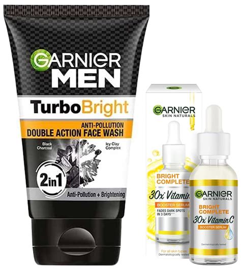 Garnier Bright Complete VITAMIN C Booster Face Serum, 30ml & Garnier ...