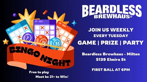 Brewhaus Bingo, 5139 Elmira Street, Milton, FL, 3 December 2024 | AllEvents