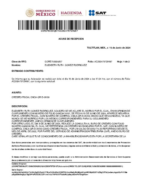 Image result for Acuse RFC