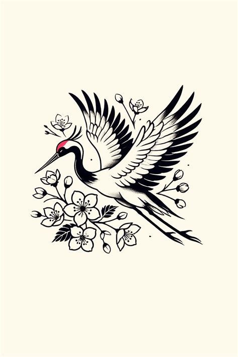 Best 13 20 Fascinating Crane Tattoo Ideas And Their Meanings – Artofit