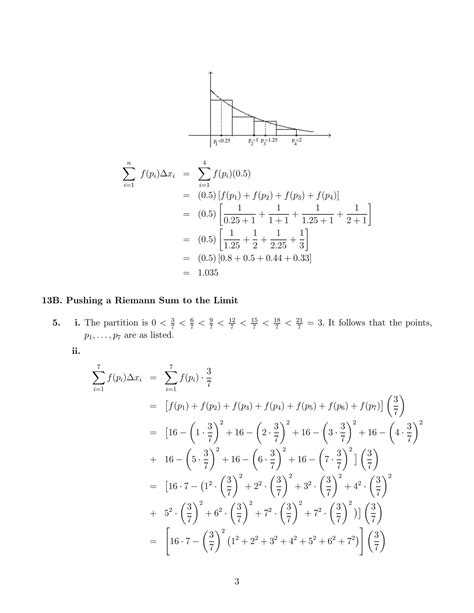 SOLUTION: Riemann sum problem anad solution - Studypool
