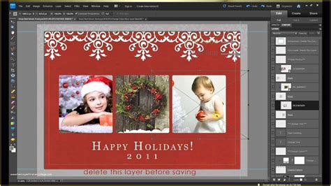 Image result for Christmas Card Tutorial Photoshop
