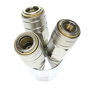 BIG BOOM® Pneumatic Piping 3 Way 12mm X 1/4" Thread Quick Coupling ...