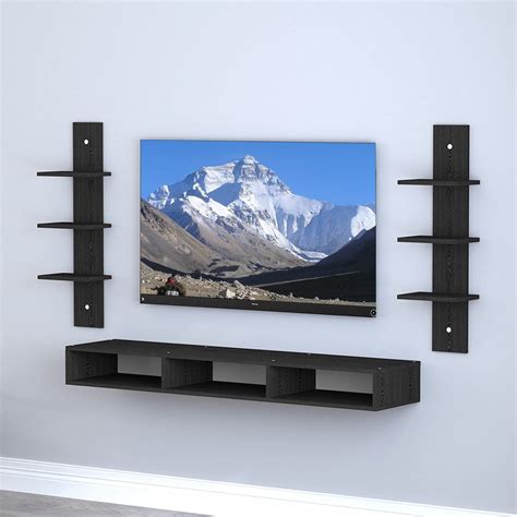 Total Crafts Engineered Wood Wall Mount TV Unit/TV Stand/Wall Set Top ...