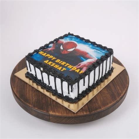 Order Spiderman Photo Print Cake Online | Yummycake