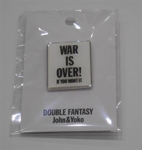 【新品】ジョン・レノン＆オノ・ヨーコダブルファンタジー展『WAR IS OVER!』ピンバッジ 新品未開封の落札情報詳細 - ヤフオク落札価格 ...