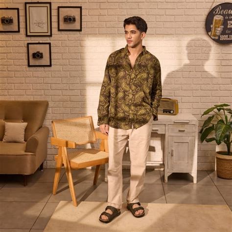 Buy Mochi Men Olive Casual Slippers Online | SKU: 16-124-49-40 – Mochi ...