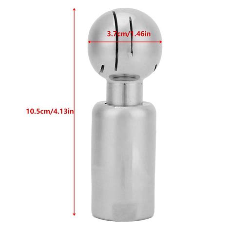 Buy 3/4in Swivel Ball NPT Female CIP Tank Cleaning Ball 360° Spray ...
