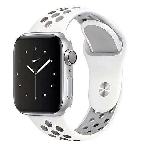 KACA Breatheable Silicone Smart Watch Band Strap for iWatch Series SE 8 ...