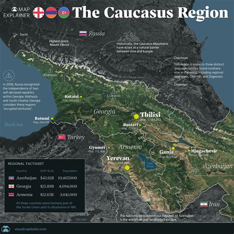 caucasus map