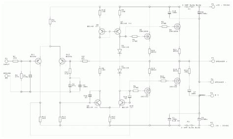 Power Amplifier Circuits Diagram