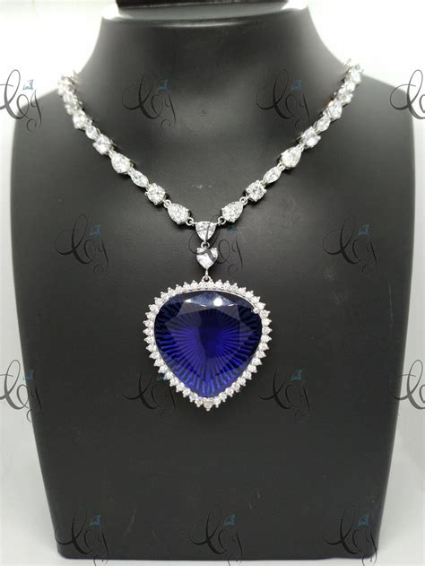 Heart of the Ocean Necklace - Heart of the Ocean - Titanic Necklace ...