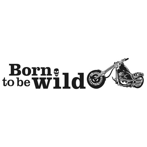 Born to be wild Wall sticker | wall-art.com