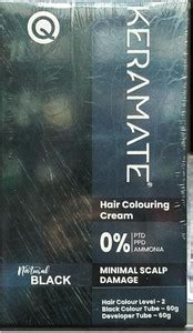 Keramate Hair colouring cream , BLACK - Price in India, Buy Keramate ...