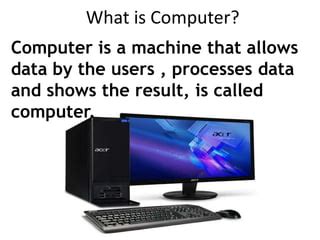 Image result for Some Basic Information About Computer