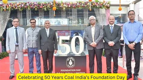 Celebrating 50 Years Coal India's Foundation Day