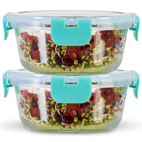 Buy Allo FoodSafe Glass Containers with Lids with Break Free Lock ...