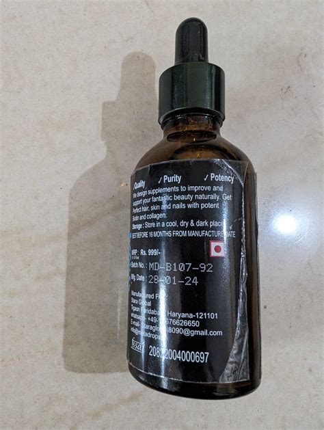 Metadrops Liquid Collagen & Biotin Drops - Biotin, For Women & Men ...