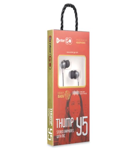 THUMP Y5 Stereo Earphones with Mic