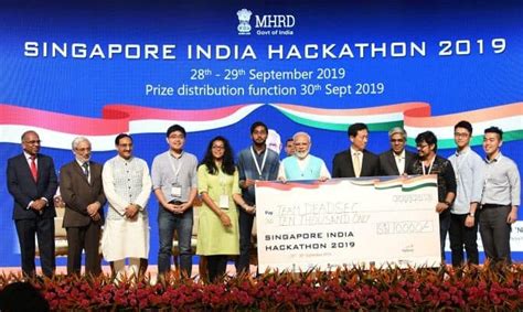 PM Modi attends Singapore-India Hackathon