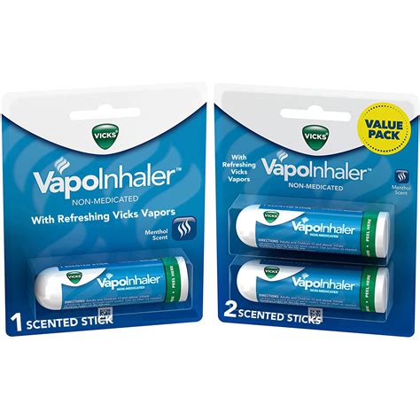 Vicks VapoInhaler Nasal Stick Vicks VapoInhaler - Portable Nasal ...