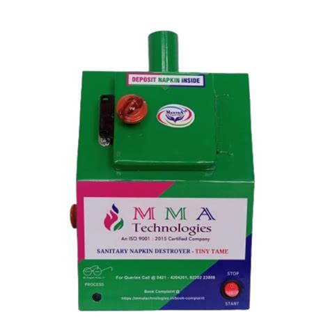 MANTRA BRAND TINY - TAME MODEL MANUAL TYPE SANITARY PAD DESTROYER ...